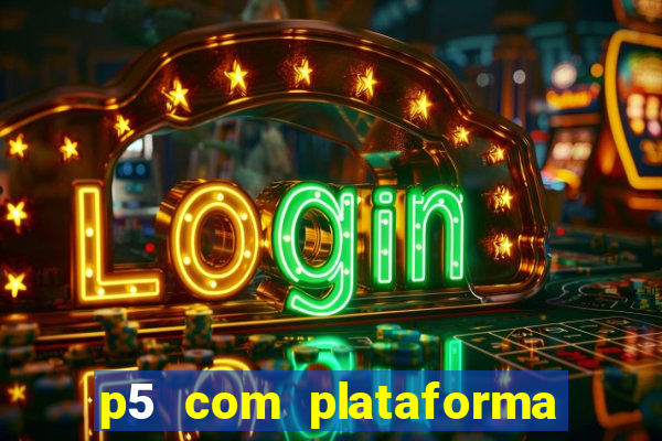 p5 com plataforma de jogos